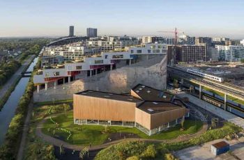 Khám phá nhà thi đấu đa năng hình mũi tên độc đáo NORD Architect