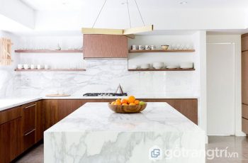 Đá cẩm thạch - Lựa chọn hàng đầu cho mặt bàn bếp hiện nay