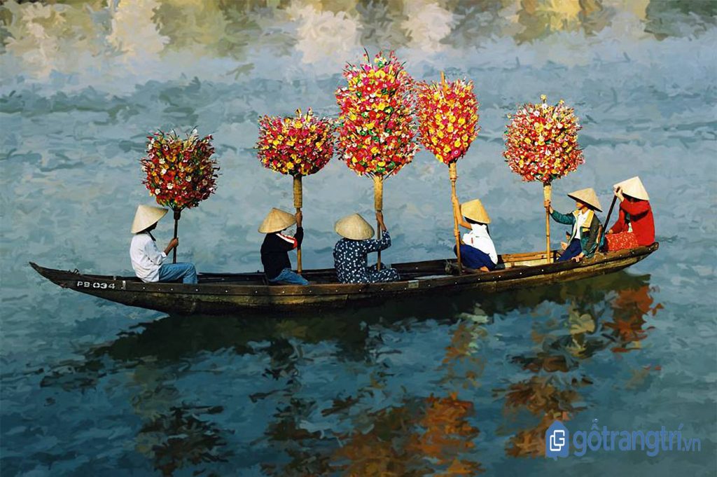 RỰC RỠ SẮC MÀU TẠI LÀNG NGHỀ HOA GIẤY THANH TIÊN 400 NĂM Ở HUẾ &MDASH; GỖ TRANG TRÍ