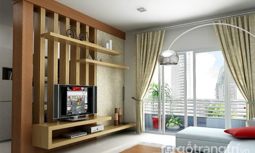 Vì sao nên sử dụng kệ tivi kết hợp vách ngăn cho phòng khách?