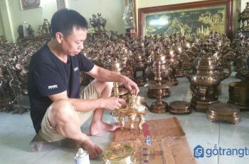 Tinh hoa làng nghề đúc đồng Lộng Thượng với lịch sử hàng trăm năm