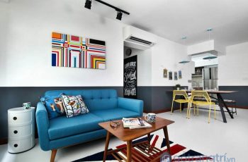 Mẫu thiết kế nội thất căn hộ hiện đại lý tưởng dành cho giới trẻ