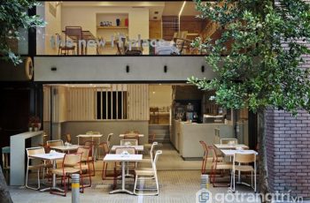 Chiêm ngưỡng vẻ đẹp của nội thất quán cafe màu gỗ xinh xắn