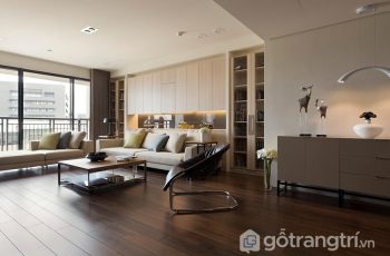Xu hướng sử dụng vật liệu nội thất gỗ trong thiết kế căn hộ chung cư