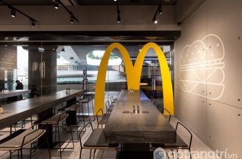 Chiêm ngưỡng thiết kế nội thất nhà hàng McDonald ở Hong Kong