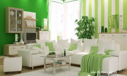 thiết kế nội thất phòng khách tuổi Tân Mão hợp phong thủy