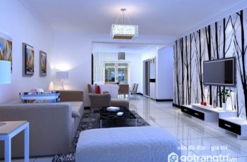 Thiết kế nội thất phòng khách tuổi Nhâm Thìn hợp phong thủy