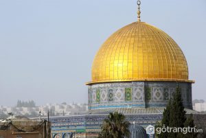 Mái vòm đá ở Jerusalem là đặc trưng của tòa nhà nổi tiếng, tượng đài Hồi giáo còn tồn tại lâu đời nhất (Ảnh internet)