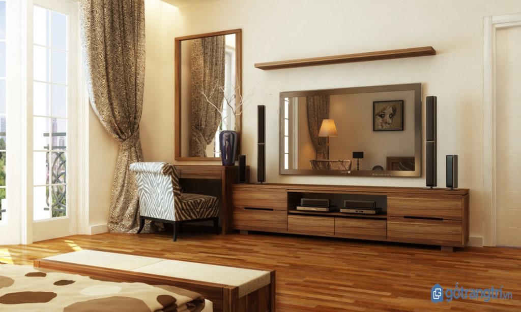 HƯỚNG DẪN CÁCH CHỌN MUA VÀ BÀI TRÍ KỆ TIVI PHÒNG NGỦ GIA ĐÌNH — GỖ TRANG TRÍ ĐẶT KỆ TIVI PHÒNG NGỦ ĐẠT TIÊU CHUẨN CỦA BỘ Y TẾ ĐỂ ĐẢM BẢO SỨC KHỎE CHO GIA ĐÌNH. (ẢNH: INTERNET)
