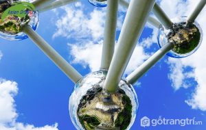 Khám phá bảo tàng độc đáo Atomium hình dáng phân tử độc đáo tại Bỉ