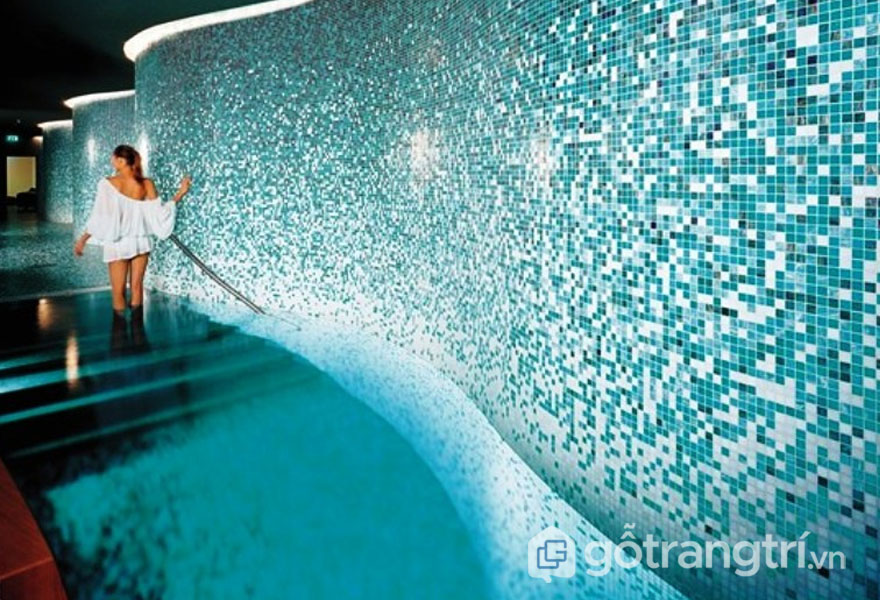 Gạch mosaic trang trí mang lại vẻ đẹp trang nhà cho ngôi nhà - Ảnh: Internet