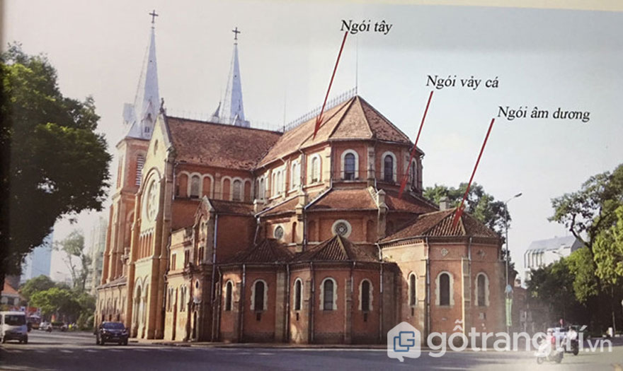 Nhà thờ Đức Bà &#8211; Sự giao thoa giữa 2 kiến trúc Roman và Gothic