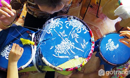 Dấu ấn tinh hoa qua làng nghề thêu tranh truyền thống Quất Động