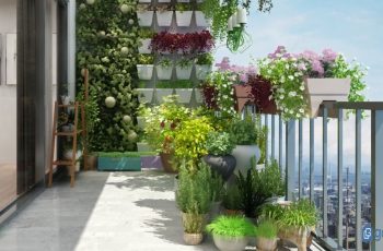 Thắp sáng không gian sống với ý tưởng trang trí ban công độc đáo