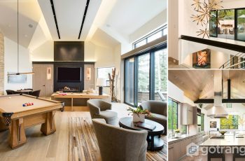 Ứng dụng phong cách hiện đại tự nhiên trong thiết kế căn hộ đẹp