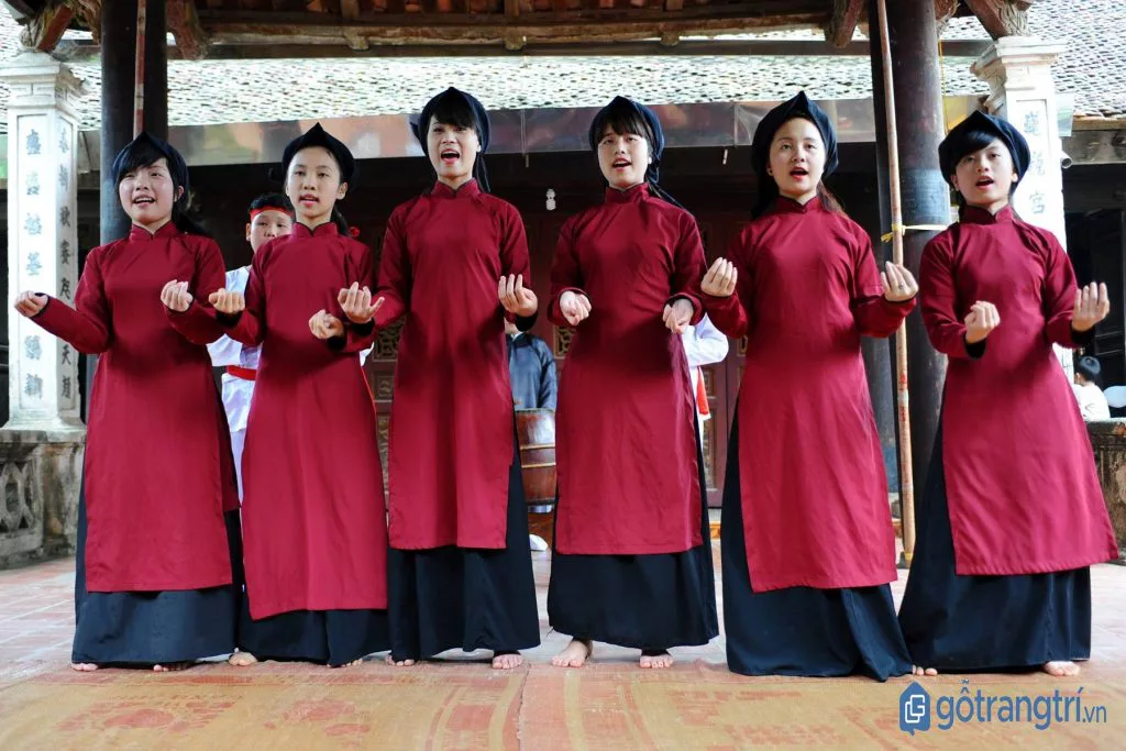 Nghệ thuật hát xoan Phú Thọ là di sản phi vật thể thuộc loại hình nghệ thuật trình diễn. (ảnh: internet)