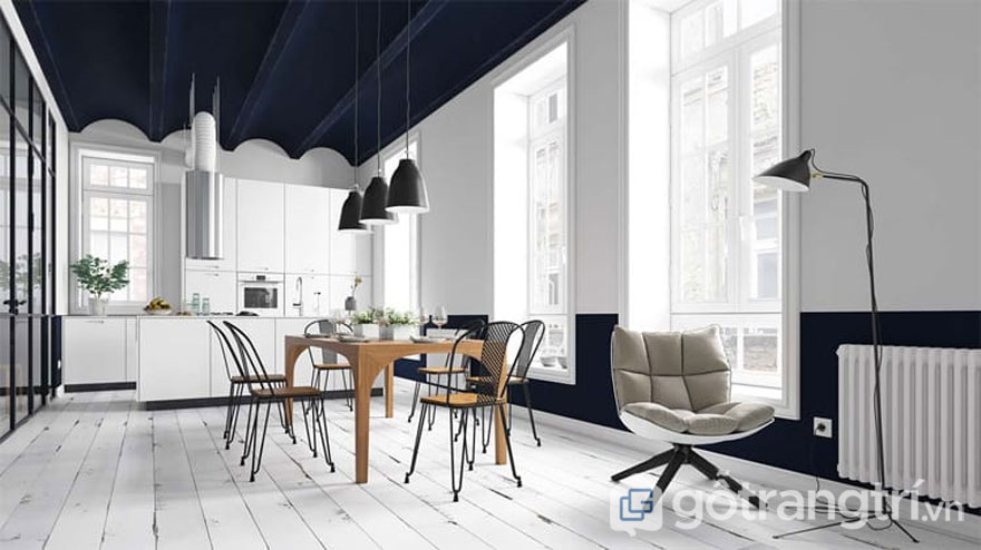 Gam màu lạnh thường hay được sử dụng là concept chính cho phong cách scandinavian style (Ảnh: Internet)