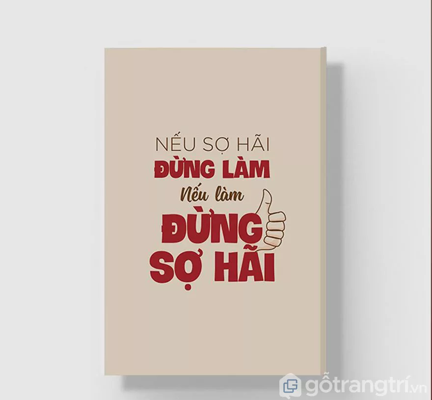 Nếu run sợ thì đừng làm!