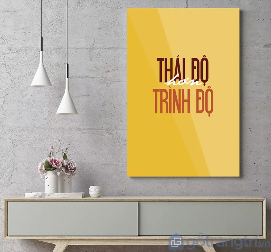 Làm việc điều tiên quyết là chú trọng thái độ
