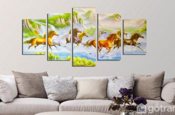 30+ mẫu tranh vải treo tường đẹp xuất chúng, sáng bừng mọi góc không gian