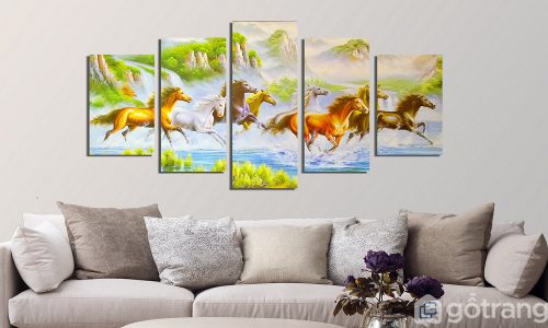 30+ mẫu tranh vải treo tường đẹp xuất chúng, sáng bừng mọi góc không gian