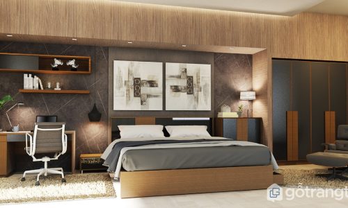 cách đặt giường ngủ trong phòng