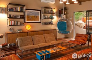 Hút mắt với vẻ đẹp 2 ngôi nhà phong cách retro đẹp đến nao lòng