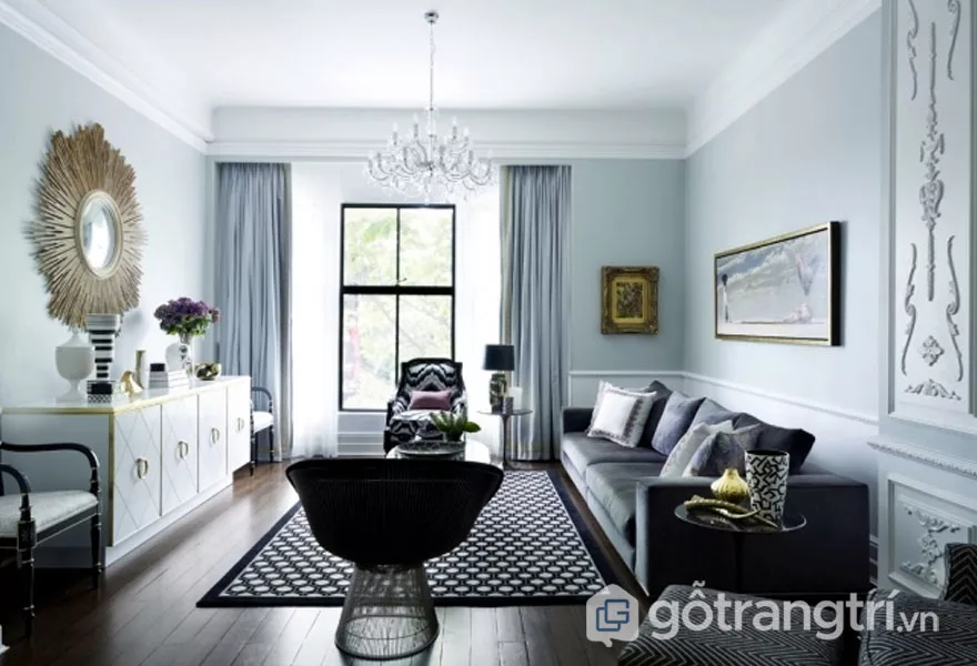 Đồ trang trí như: đỉnh, bình, đồ gốm, tượng trang trí...tôn lên nét đẹp của gian phòng (Ảnh: Internet)