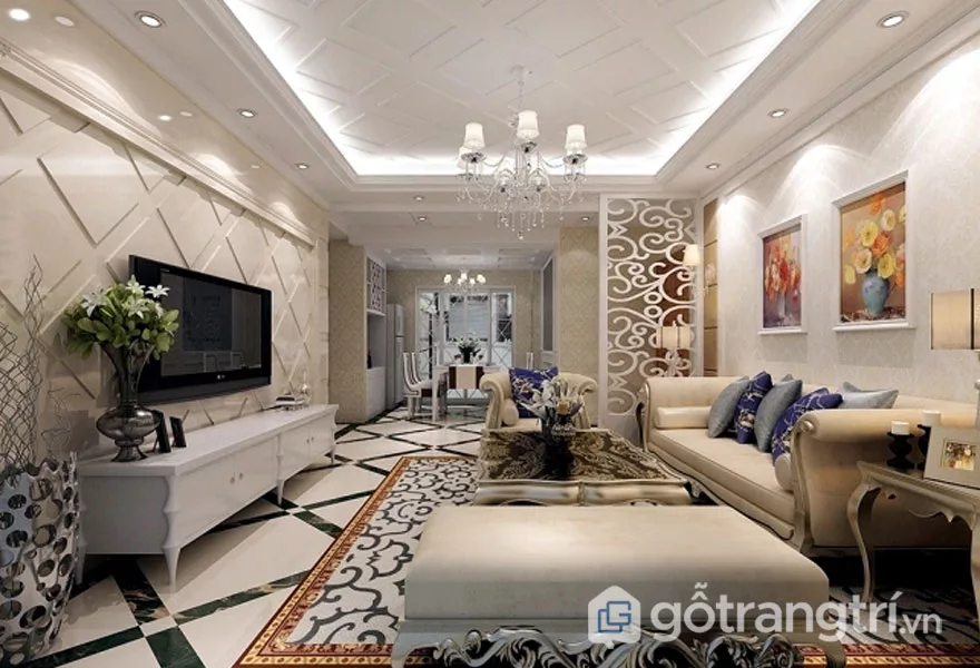 Căn phòng này chính là sự pha trộn giữa nét đẹp cổ điển và nét đẹp hiện đại qua những món đồ nội thất (Ảnh: Internet)