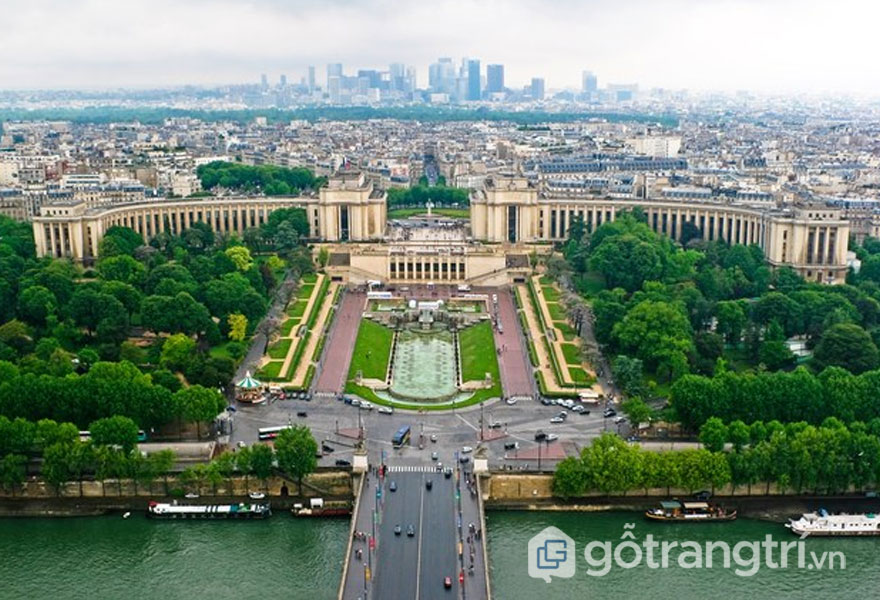 Pallais de Chailott, Paris, Pháp: Công trình kiến trúc kết tinh theo phong cách Art Deco (Ảnh: Internet)