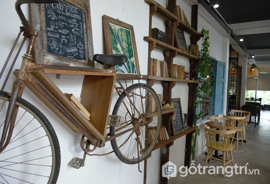 Phong cách nội thất retro được thể hiện qua những đồ vật xưa cũ thời quá khứ (Ảnh: Internet)