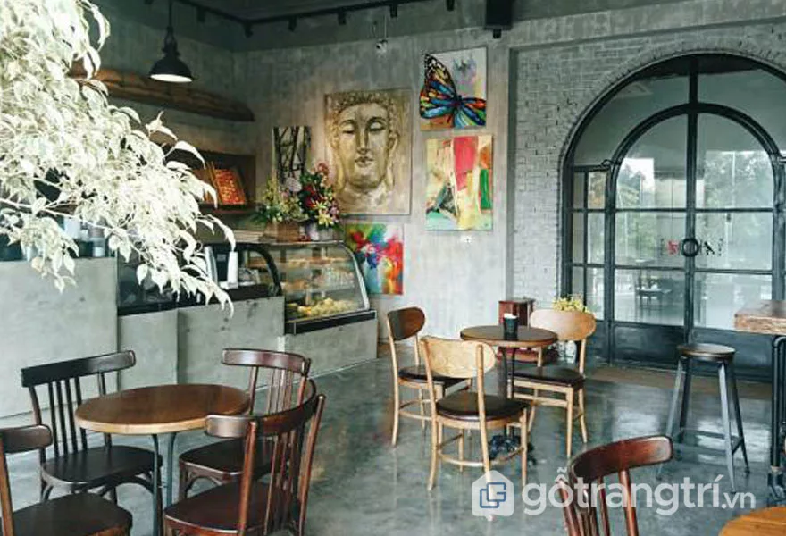 Phong cách nội thất retro: Tranh nghệ thuật (Ảnh: Internet)