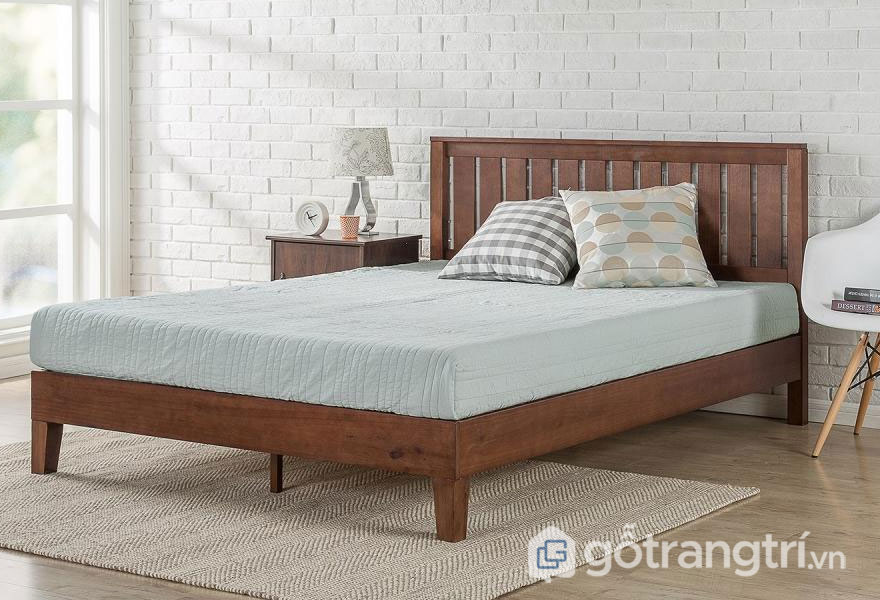 TÌM HIỂU VỀ CÁC PHONG CÁCH NỘI THẤT RUSTIC PHỔ BIẾN NHẤT TRONG NĂM 2019 — GỖ TRANG TRÍ PHONG CÁCH NỘI THẤT RUSTIC ĐƯỢC THỂ HIỆN QUA CHIẾC GIƯỜNG NGỦ BẰNG GỖ TỰ NHIÊN ẤM ÁP, THÔ MỘC (ẢNH: INTERNET)