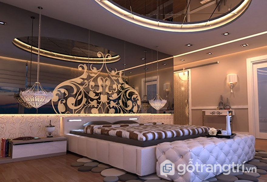 VẺ ĐẸP GÂY NGHIỆN PHONG CÁCH NỘI THẤT VINTAGE 2019 ĐƯỢM MÀU LÃNG MẠN — GỖ TRANG TRÍ PHÒNG NGỦ VINTAGE THIẾT KẾ KHÁ ĐƠN GIẢN NHƯNG RẤT QUYẾN RŨ BỞI SỰ BÀI TRÍ SINH ĐỘNG (ẢNH: INTERNET)