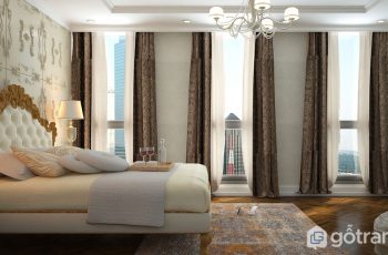 Ngất lịm trước mẫu thiết kế nội thất chung cư tân cổ điển siêu quyến rũ