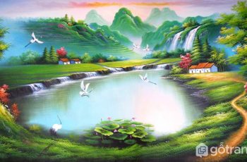 tranh phong thủy phòng ngủ