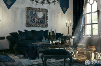 Để ngôi nhà sang trọng và huyền bí hãy chọn phong cách nội thất Gothic