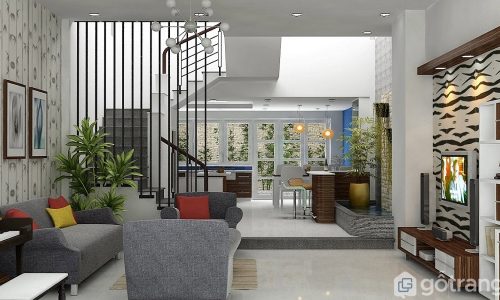 Mê mẩn trước 10 mẫu thiết kế phòng khách đẹp hiện đại diện tích dưới 50m2