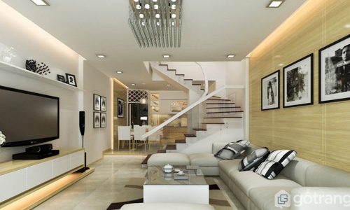 Tổng hợp mẫu thiết kế phòng khách có cầu thang không thể bỏ qua