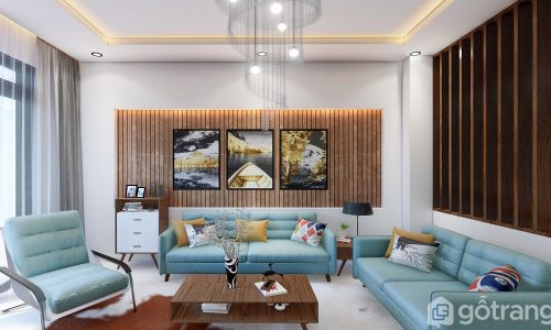 5 ý tưởng sáng tạo phòng khách nhà phố đẹp, sang trọng và tiện nghi