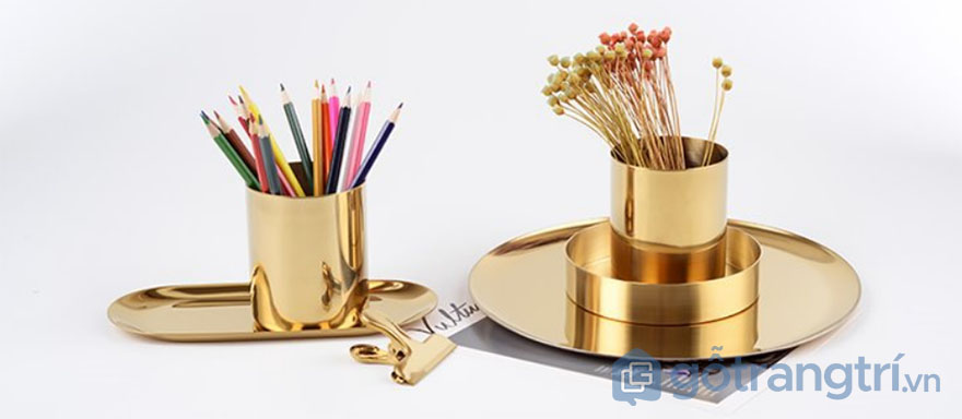 CÁCH TRANG TRÍ BÀN LÀM VIỆC NHỎ BẰNG ỐNG ĐỰNG BÚT