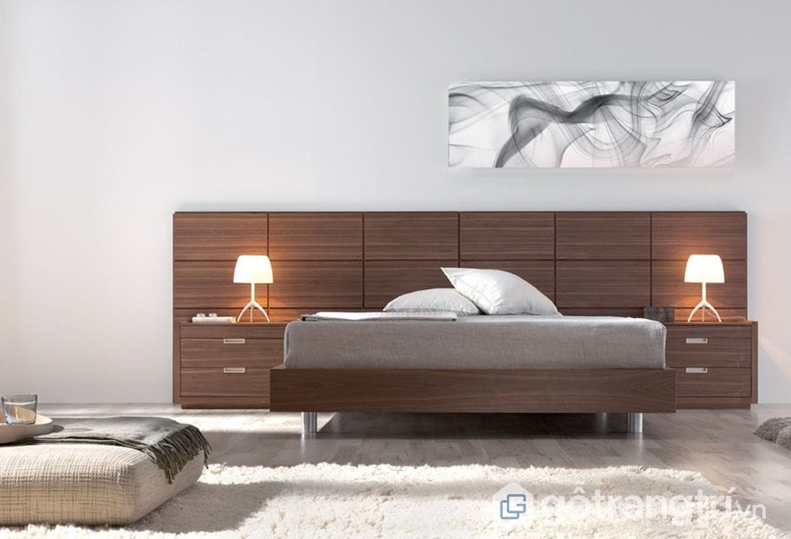MÁCH BẠN CÁCH CHỌN GIƯỜNG NGỦ GỖ VENEER CHUẨN CHO KHÔNG GIAN — GỖ TRANG TRÍ MẪU GIƯỜNG NGỦ GỖ VENEER ĐẸP HIỆN ĐẠI - ẢNH INTERNET