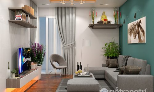 Lên ý tưởng thiết kế nội thất phòng khách nhỏ theo sở thích