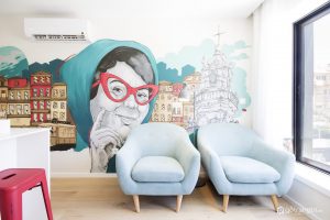 Ý tưởng trang trí tuyệt vời cho phòng khách nội thất Pop Art