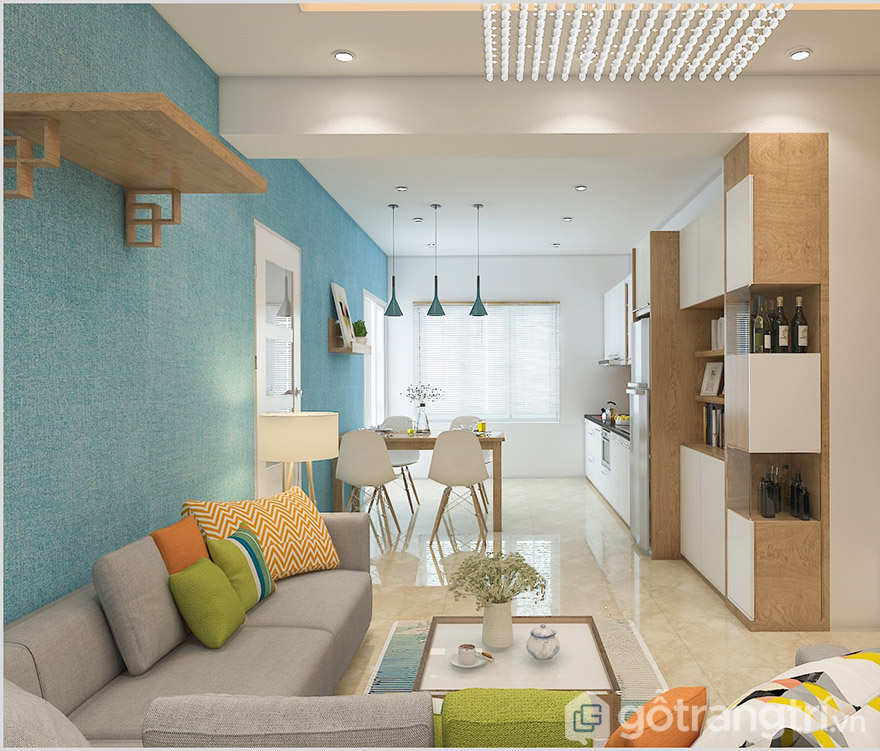 [ Ý tưởng ] 15+ mẫu trang trí phòng khách chung cư đẹp không thể rời mắt | Gỗ Trang Trí