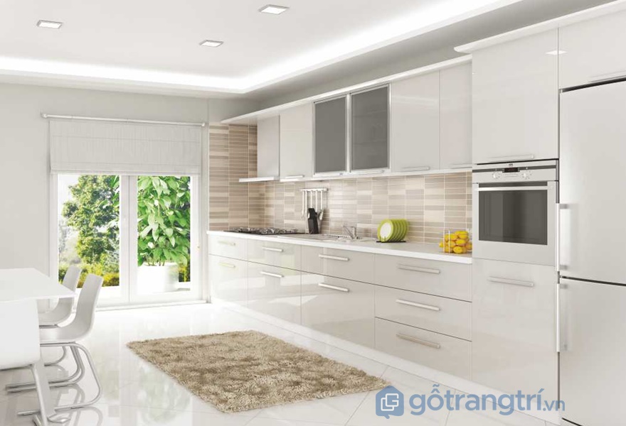 Acrylic bóng gương - giải pháp tối ưu cho mọi không gian | Gỗ Trang Trí Không gian sạch sẽ, sáng sủa với nội thất acrylic bóng gương - ảnh internet