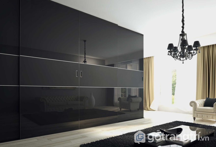 Bề mặt Acrylic - giai điệu ngọt ngào của những mảng màu đơn sắc | Gỗ Trang Trí Bề mặt Acrylic màu đen - ảnh internet