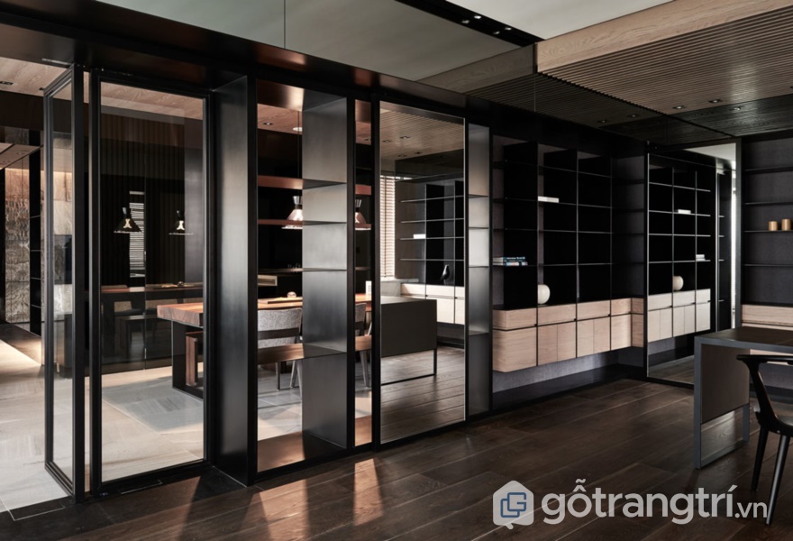 Bề mặt Acrylic - giai điệu ngọt ngào của những mảng màu đơn sắc | Gỗ Trang Trí Ứng dụng bề mặt Acrylic bóng gương trong thiết kế nội thất - ảnh internet