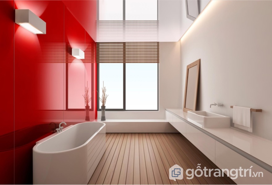 Bề mặt Acrylic - giai điệu ngọt ngào của những mảng màu đơn sắc | Gỗ Trang Trí Bề mặt Acrylic màu đỏ - ảnh internet
