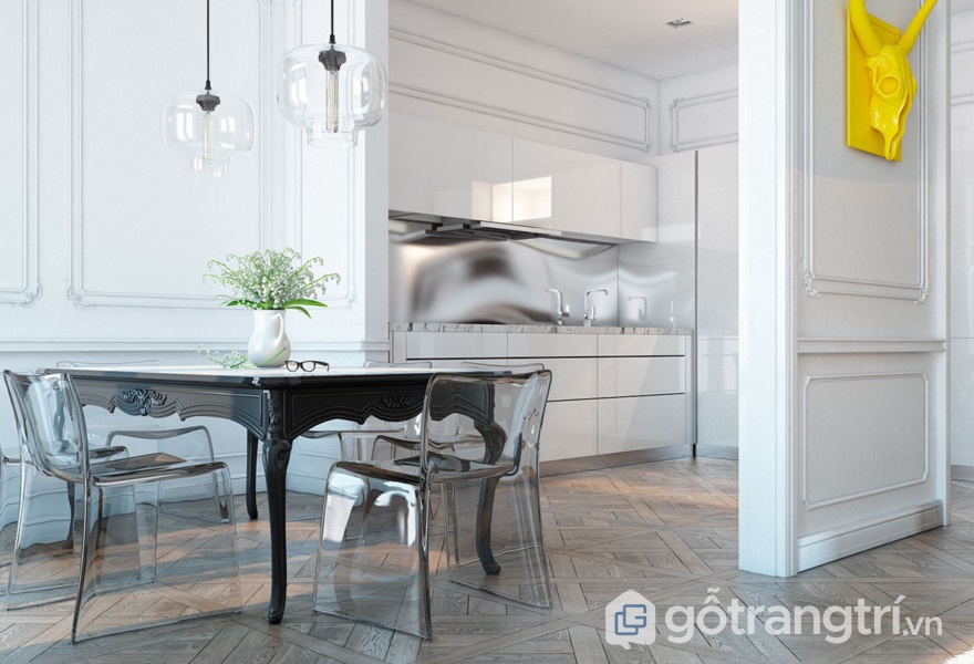 Bề mặt Acrylic - giai điệu ngọt ngào của những mảng màu đơn sắc | Gỗ Trang Trí Ứng dụng bề mặt Acrylic bóng gương trong thiết kế nội thất - ảnh internet